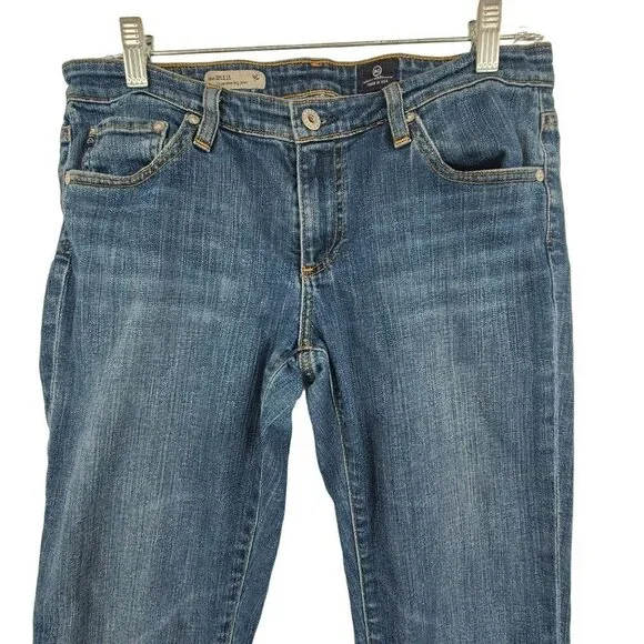 AG Adriano Goldschmeid Women's Stilt Cigarette Leg Jeans Blue Size 30 - Picture 2 of 11